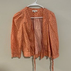 Madewell Blouse with white stars